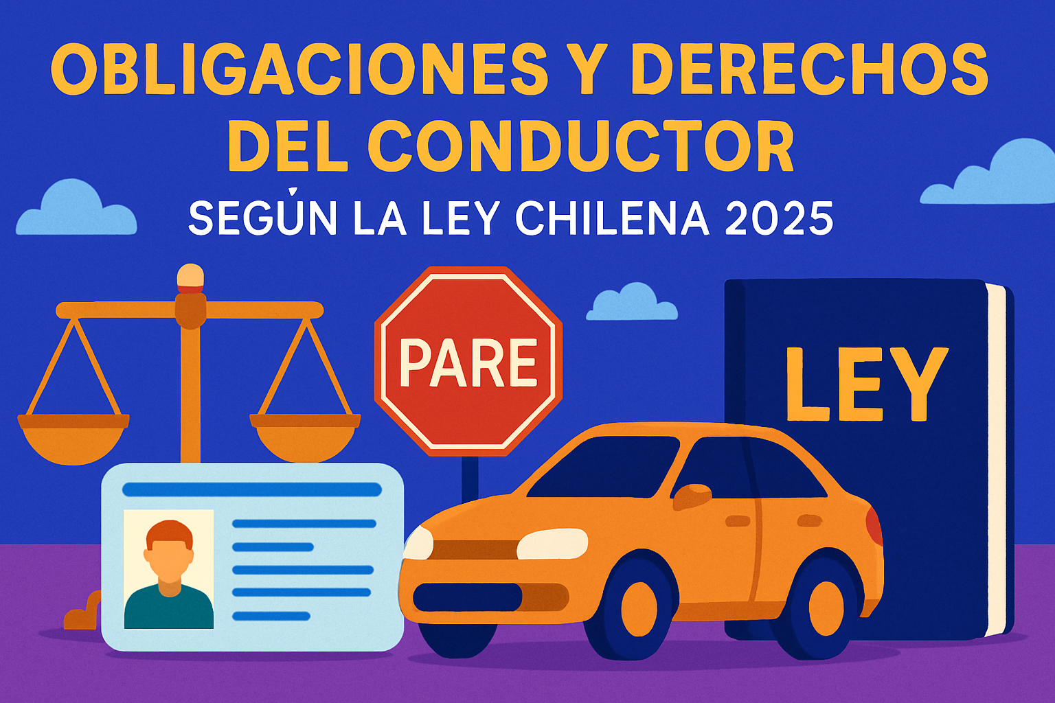 Conductor mostrando documentación en control policial