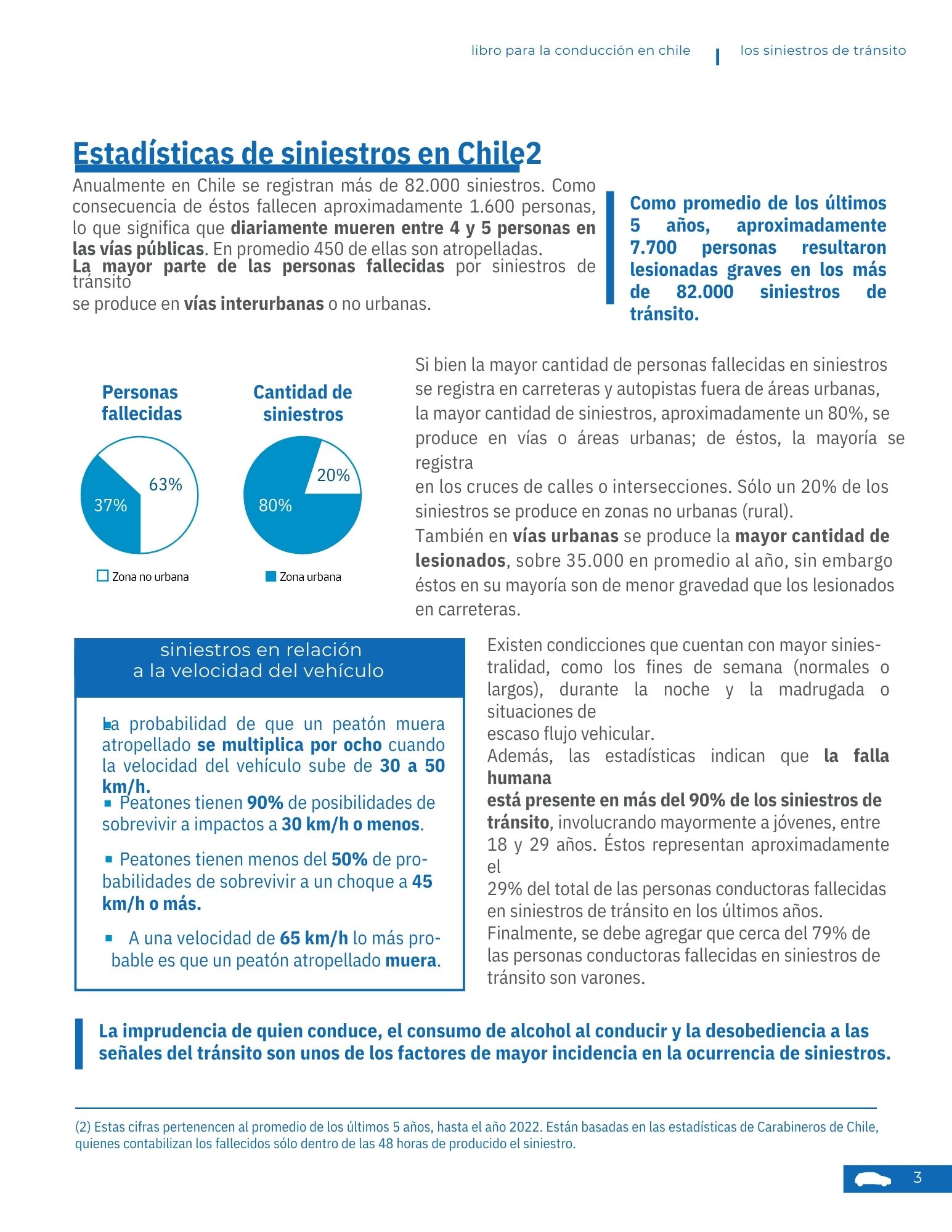 Estadísticas generales Chile