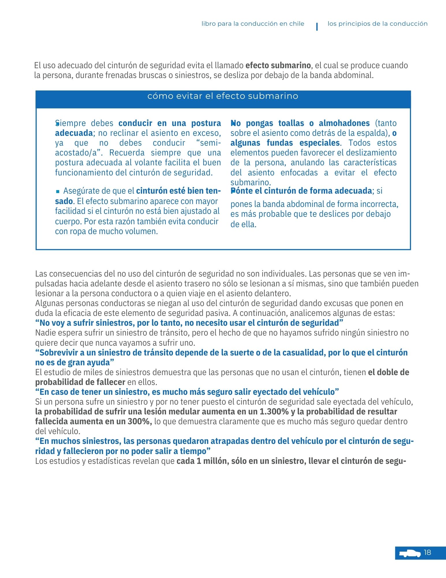 Posición de conducción