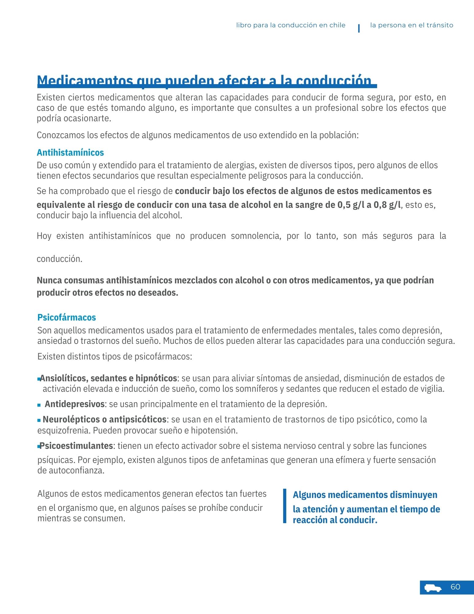 Conductores de edad avanzada