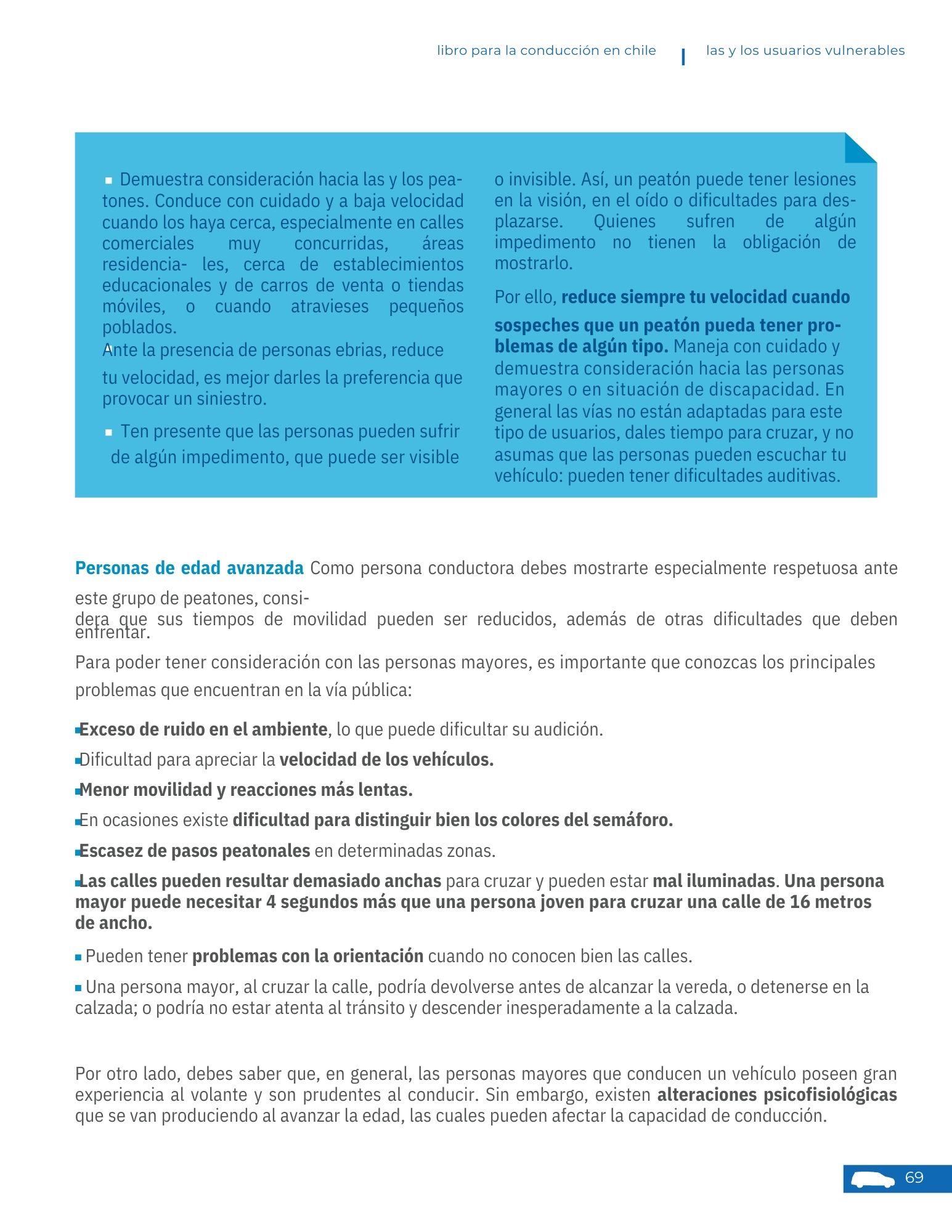 Personas mayores y niños