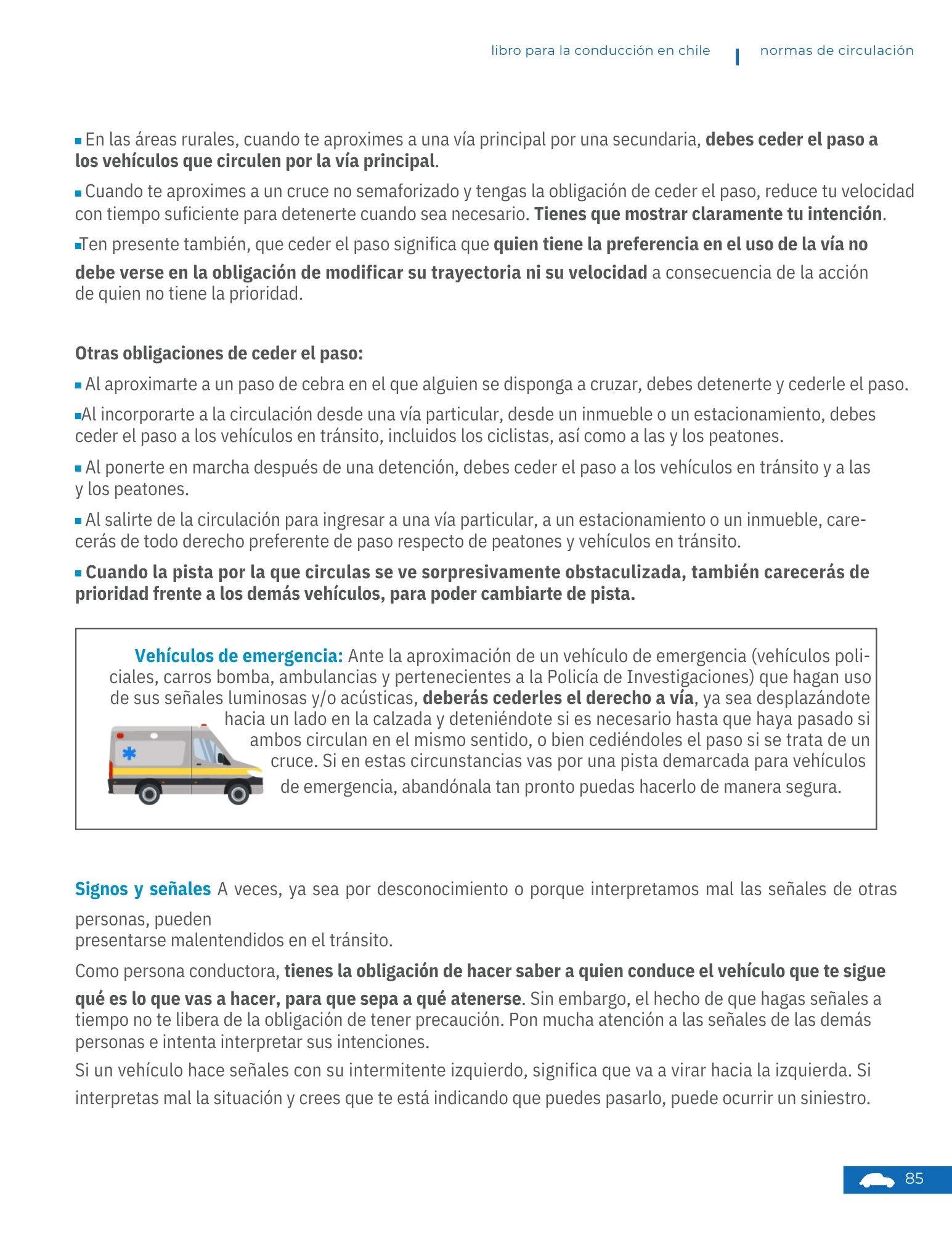 Líneas transversales