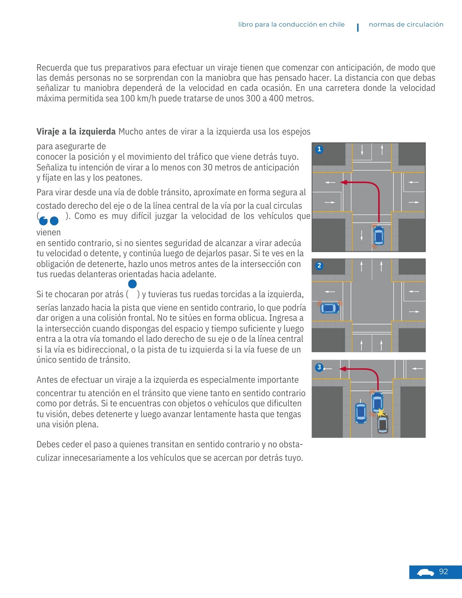 Límites de velocidad en Chile