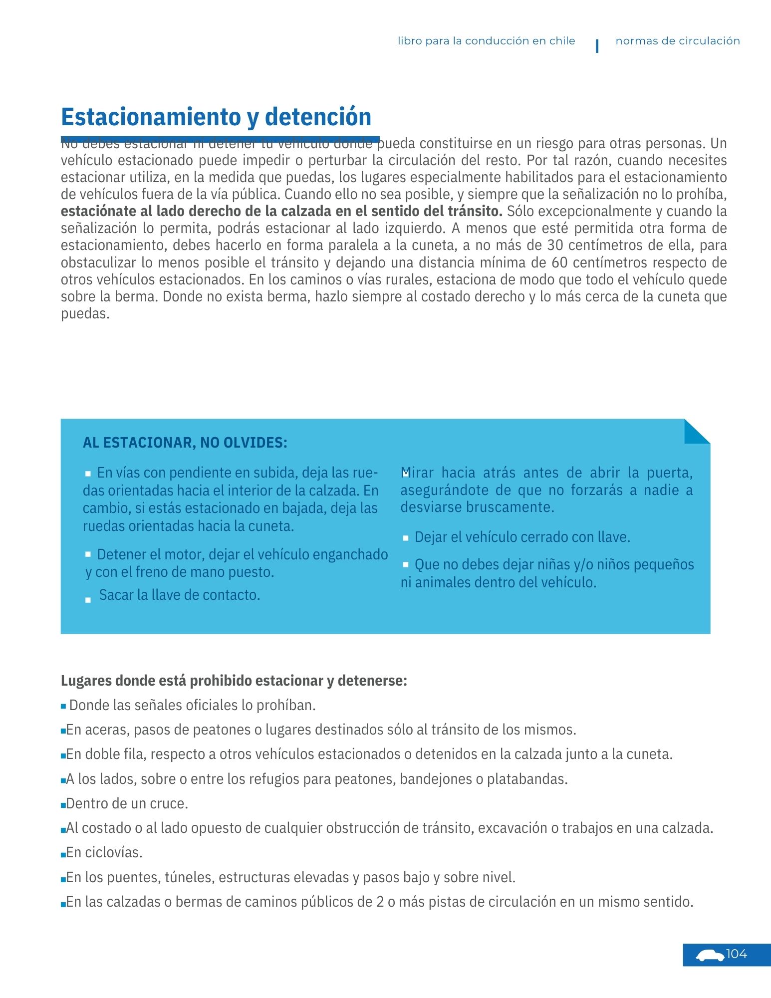 Uso de luces y señalización