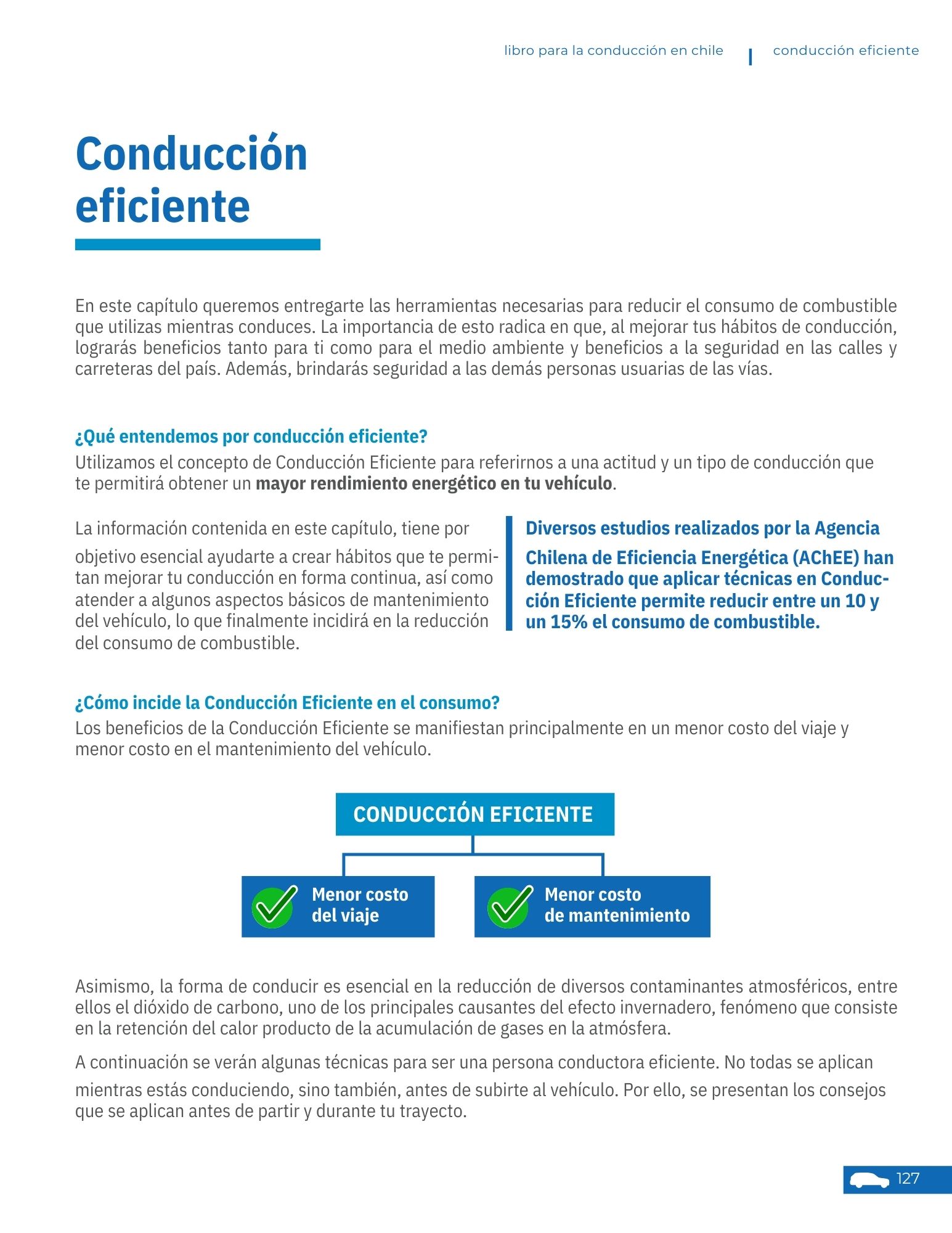 ¿Qué es la conducción eficiente?