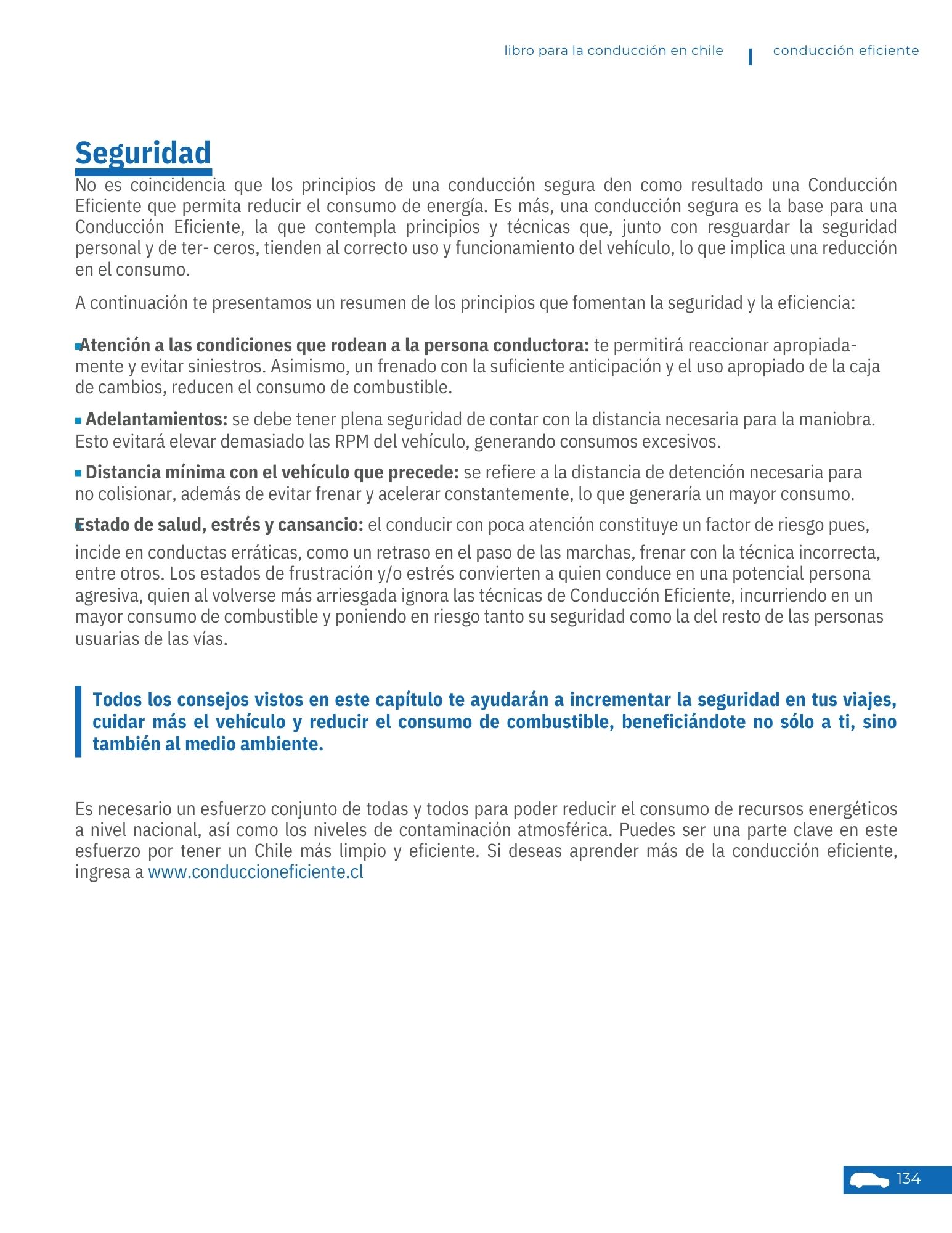 Seguridad y conducción eficiente