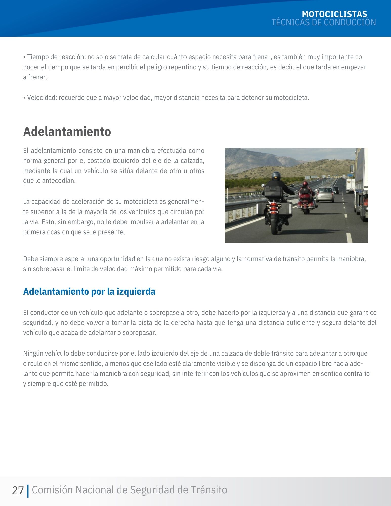 Página 9 - Técnicas de Conducción